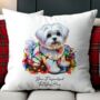 Personalised Maltese In Christmas Lights, thumbnail 2 of 10