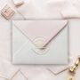 Custom Foil Stickers For Wedding Invitation Envelopes And Favours Luxury Monogram, thumbnail 8 of 12