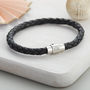 Personalised Mother And Daughter Leather Bracelet Set, thumbnail 5 of 9