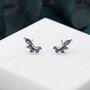 Sterling Silver Mystic Topaz Cz Marquise Cluster Stud Earrings, thumbnail 1 of 9