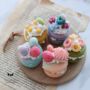 Personalised Gift Box Of Wax Decorated Macaron Candles With Greeting Card, thumbnail 2 of 2