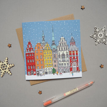 Stockholm Christmas Cards Set Of Five, 2 of 4