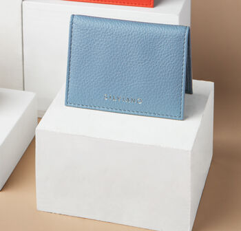 ID And Travel Card Holder In Sky Blue, 5 of 5