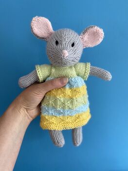 Summer Mice Toy Knitting Pattern, 3 of 6