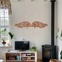 Graceful Metal Angel Wings Duo Divine Wall Decor, thumbnail 8 of 11