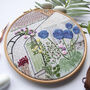 Rose Cottage Embroidery Kit, thumbnail 4 of 6