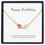 Personalised Create Your Own Mother And Daughter Birthstones Necklace, thumbnail 6 of 12