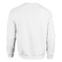 Funny Retro White Unisex Sweatshirt, thumbnail 4 of 5