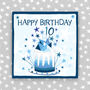 10th Birthday Card Cake Theme Boy/Girl, thumbnail 1 of 2