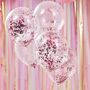 Pink Confetti Balloons, thumbnail 1 of 2