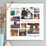Personalised Ruby Wedding Anniversary Photo Collage, thumbnail 2 of 8