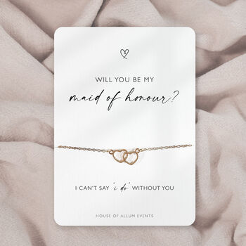 Bridesmaid Proposal Gift Will You Be My Bridesmaid Card Bracelet Gift, 5 of 10