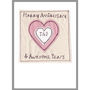 Personalised Heart Anniversary Or Valentines Day Card, thumbnail 2 of 12