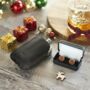 Personalised Copper Hip Flask And Cufflink Set Christmas Gift For Him, thumbnail 1 of 11