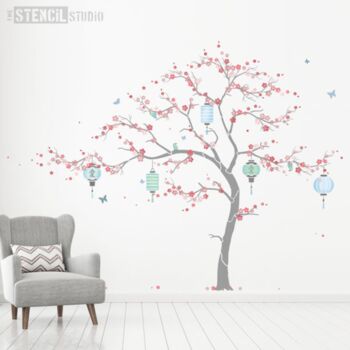 Cherry Blossom Tree Stencil Pack, 5 of 12