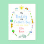 Personalised To Daddy On Fathers Day Card, thumbnail 2 of 2