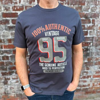 'Authentic Vintage 1995' 30th Birthday Gift T Shirt, 2 of 9
