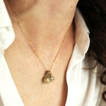 Personalised Stainless Steel Build Your Own Charm Necklace In Gold, 4 of 8