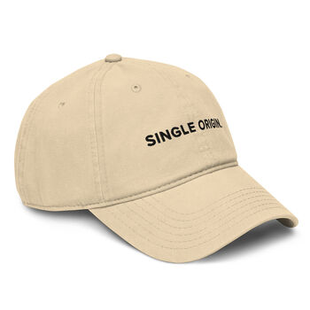 Gustatory Single Origin. Cotton Embroidered Cap, 12 of 12