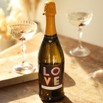 Personalised Bold Love Prosecco, 2 of 3