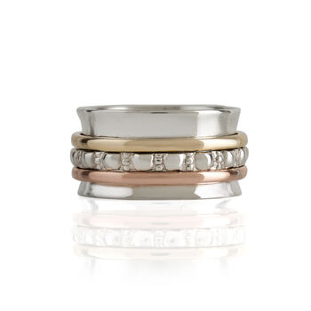 Maharani Spin And Wish Silver Spinning Ring, 3 of 11