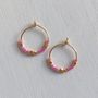 Petite Fair Trade And Neon Delica Hoops, thumbnail 9 of 10