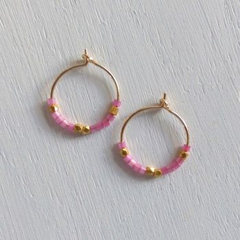 Petite Fair Trade And Neon Delica Hoops, 9 of 10