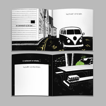 Personalised Camper Van Travel Journal Book, 5 of 10