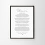 The One Personalised Poem Wedding Print, thumbnail 7 of 11