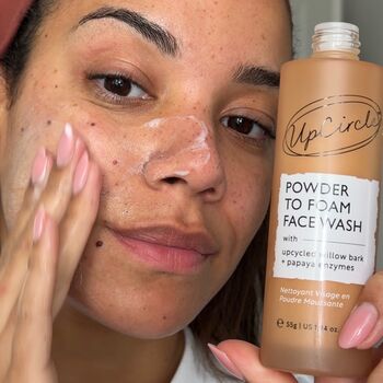 Foaming Powder Face Wash With Upcycled Willow + Papaya, 5 of 9