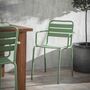 Pair Of Sage Green Garden Chairs, thumbnail 1 of 8