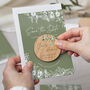 Save The Dates Magnet Sage Green Wedding Cards, thumbnail 1 of 10