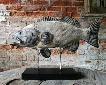 Sale! Fish Sculpture On Metal Stand, 5 of 5