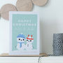 Couples Or Newly Weds Christmas Card Personalised, thumbnail 3 of 3