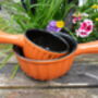 Set Of Two Reactive Glaze Brûlée Bowls In Spiced Orange, thumbnail 3 of 9