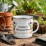 Personalised Allotment Brew Enamel Mug, thumbnail 2 of 7