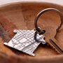 Personalised Street Map House Keyring, thumbnail 2 of 11