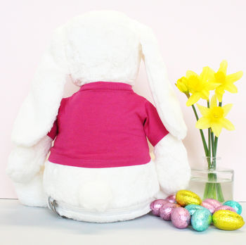 Large Personalised Super Soft Easter Bunny, 3 of 4