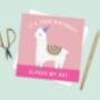 It's Your Birthday, Alpaca My Hat Card, thumbnail 2 of 2