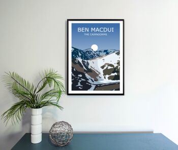Ben Macdui Scottish Mountain Peak Art Print, 3 of 3