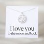 I Love You Anniversary Gift For Women, Personalised Two Elephants Necklace, thumbnail 1 of 7