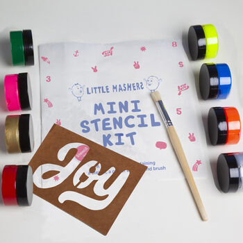 Love Design Mini Fabric Ink Stencil Kit, 8 of 11