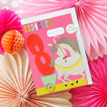 Horse 8th Birthday Card, 5 of 5