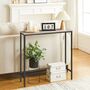 Slim Console Table For Hallway Compact Display Table, thumbnail 3 of 12