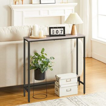 Slim Console Table For Hallway Compact Display Table, 3 of 12