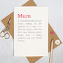Reasons You're Wonderful Personalised Mother's Day Card, thumbnail 1 of 4