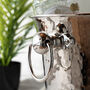 Solid Copper Ice Bucket, Hammered Surface, thumbnail 10 of 12