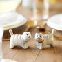 Ceramic Cat Salt And Pepper Shakers, thumbnail 1 of 3
