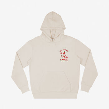 Hot As Hell Sauce Hoodie In Sand, 2 of 2