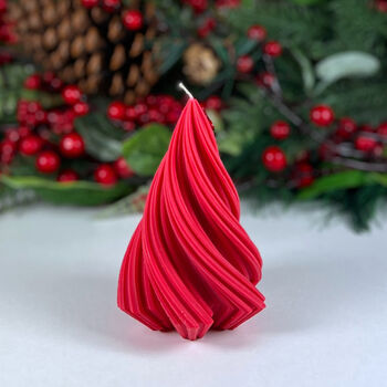 Christmas Tree Candle Festive Decoration Tablescape, 7 of 9